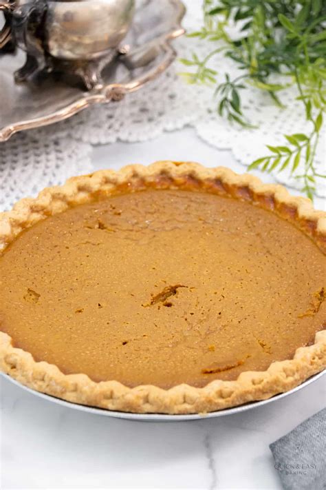 Insanely Easy Pumpkin Pie Without Evaporated Milk Quick And Easy Baking