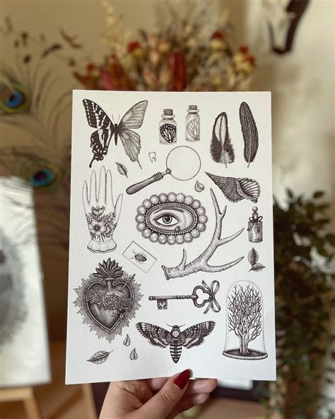 Trinkets And Curiosities A4 Print Taxidermy Wall Art Deaths Etsy