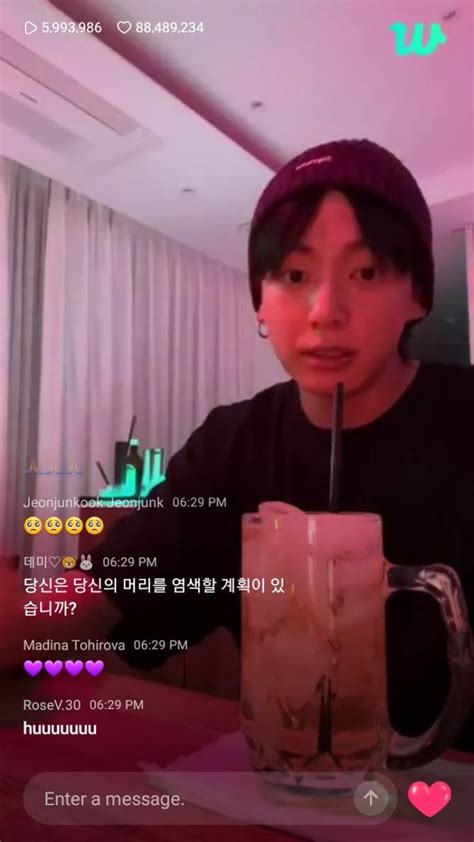 Bts Community Posts 정국아 라이브 와줘서 고마워🥰 만나서 정말 기뻐요 사랑해요 😘😘😘