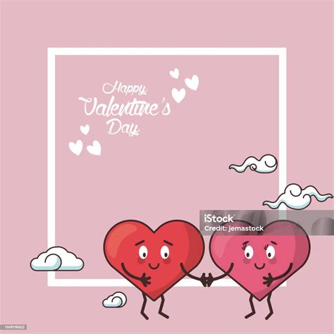 Love Valentines Cartoon Stock Illustration Download Image Now