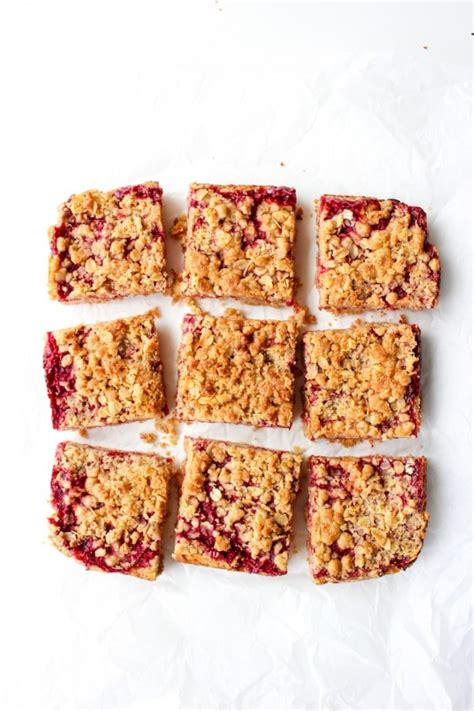 Raspberry Crumble Bars A Saucy Kitchen