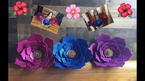 Diy Como Hacer Flores En Foami O Goma Eva Perfectas Para Decorar