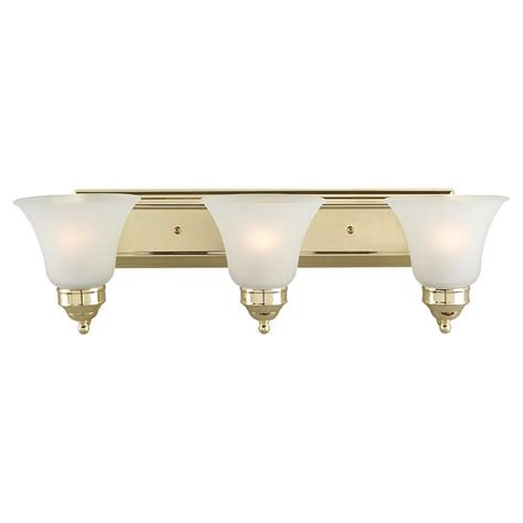 Sea Gull Lighting 3 Light Polished Brass Incandescent Bathroom Vanity The Home Depot Canada