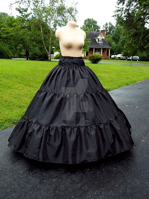 Blk-taffeta-petticoat1 by DesignsbyLadyFaire on DeviantArt