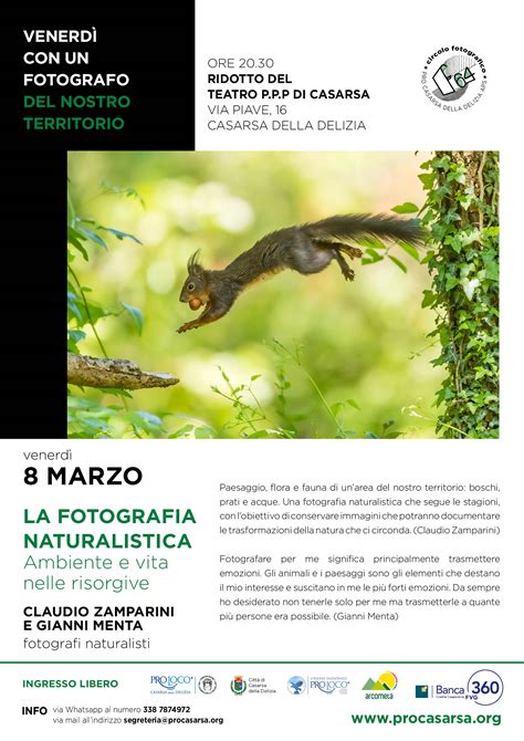 La Fotografia Naturalistica Pro Casarsa Della Delizia Aps