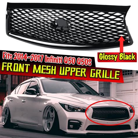 High Quality Front Bumper Center Grille Mesh Grill For Infiniti Q50