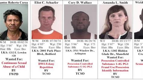 Tarrant County S 10 Most Wanted Criminals March 29 Macon Telegraph