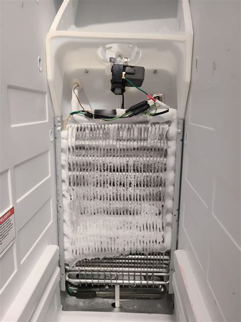 Ice Buildup On Whirlpool Refrigerator Evaporator Coils R Maintenance