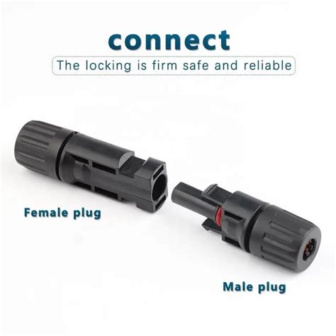 Mc Connectors Waterproof Male Female Plug Cable Terminals For Solar