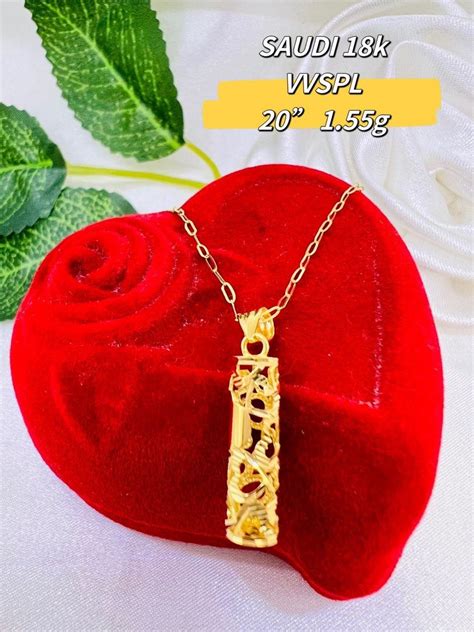 Only P Gram K Saudi Gold Necklace Women S Fashion Jewelry