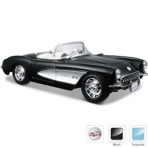 Chevrolet Corvette 1957 cast modèle de collection Maisto 31275