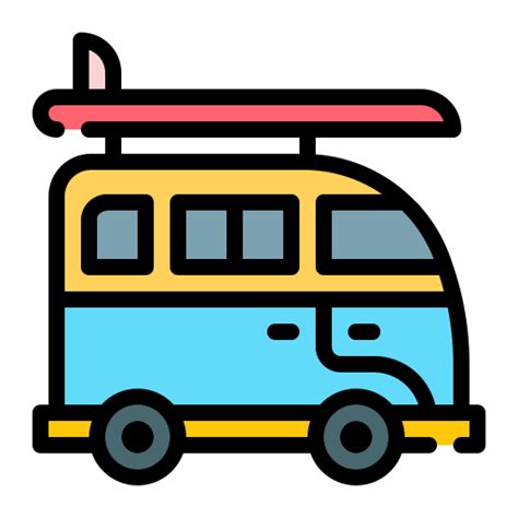 Van Generic Outline Color Icon