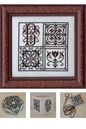 My Big Toe Designs Monogram Block Cross Stitch Pattern Cross Stitch