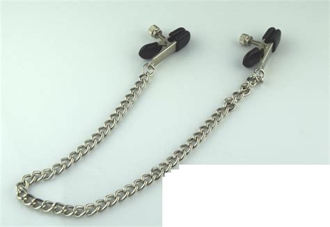 Adjustable Alligator Clamps With 12 Chain Chrome MooLuxe