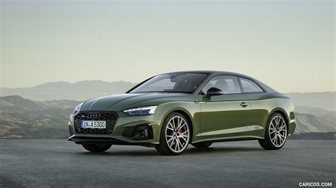 Audi A5 Coupe 2020my Color District Green Front Three Quarter