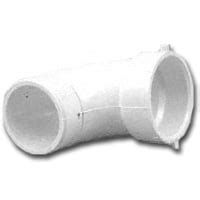 Canplas L Sanitary Street Pipe Elbow In Spigot X Hub Deg