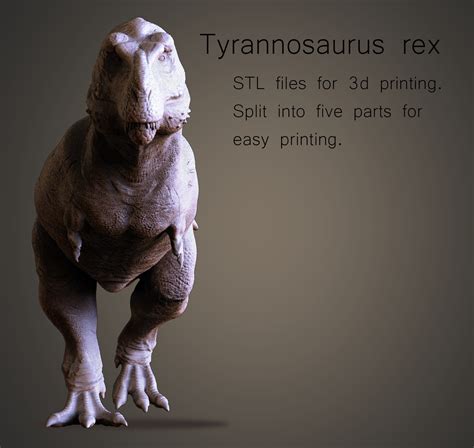 Allan Palmer T Rex 3d Print