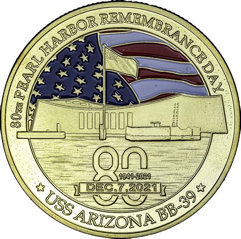 Pearl Harbor 80th Anniversary Medal Set