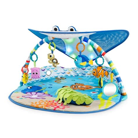 Bright Starts Disney Baby Finding Nemo Mr Ray Ocean Lights And Music Gym