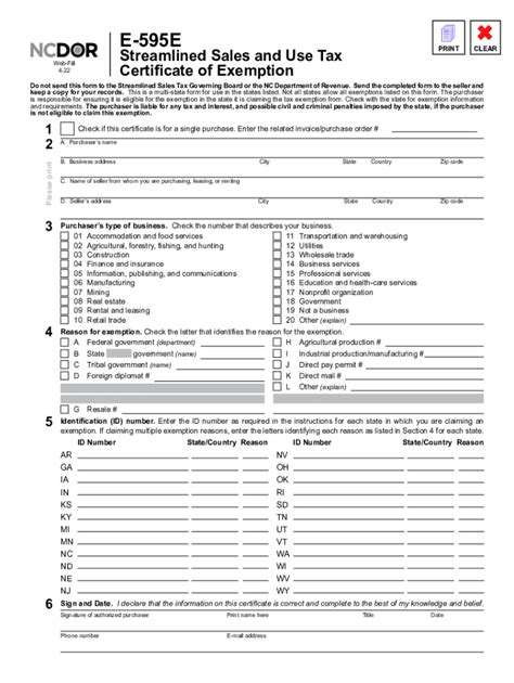 Fillable Online Sales And Use Tax Forms And Certificates Ncdor Fax