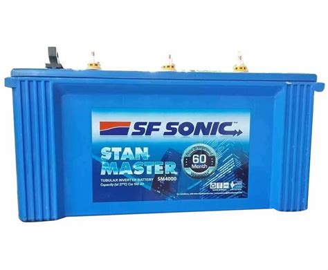 Sf Sonic Sm Tubular Inverter Battery Ah At Rs In Coimbatore