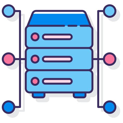 Database Flaticons Lineal Color Icon