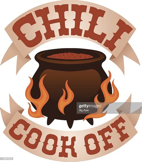 Chili Cook Off Logo Vector Art | Getty Images