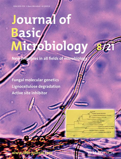 Journal Of Basic Microbiology Wiley Online Library