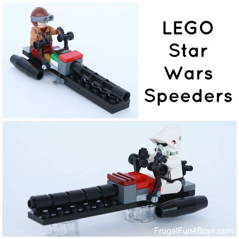 How to Build LEGO Star Wars Speeders - Frugal Fun For Boys and Girls