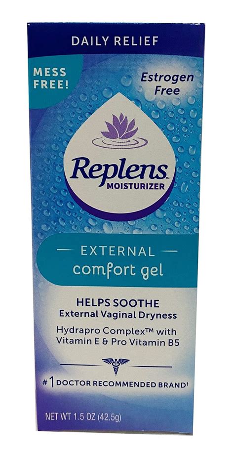 Replens External Comfort Gel 15oz Pack Of 2 Hydrating And Soothing Gel