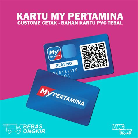 Jual Cetak Kartu My Pertamina Id Card Custome Kota Bekasi Kang