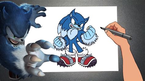 COMO DESENHAR O SONIC LOBO Sonic The Werehog Passo A Passo Simples