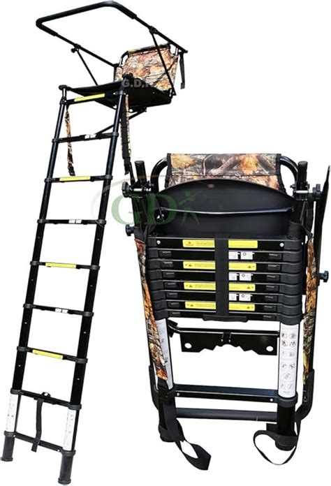 Gdk Telescopic High Seat 25m Telescopic Hunting Ladder Stalking