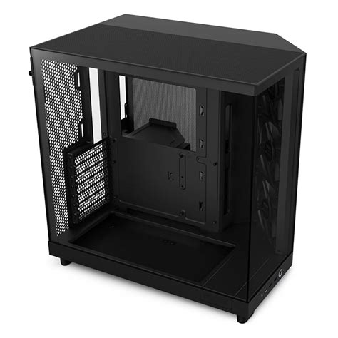 Nzxt H Flow Dual Chamber Mid Tower Airflow Case Black Status Pc S