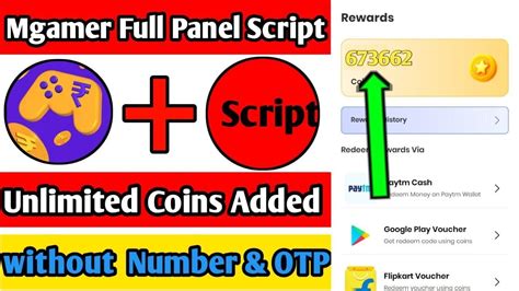 Mgamer App Refer Script Mgamer Unlimited Coin Adder Script Mgamer