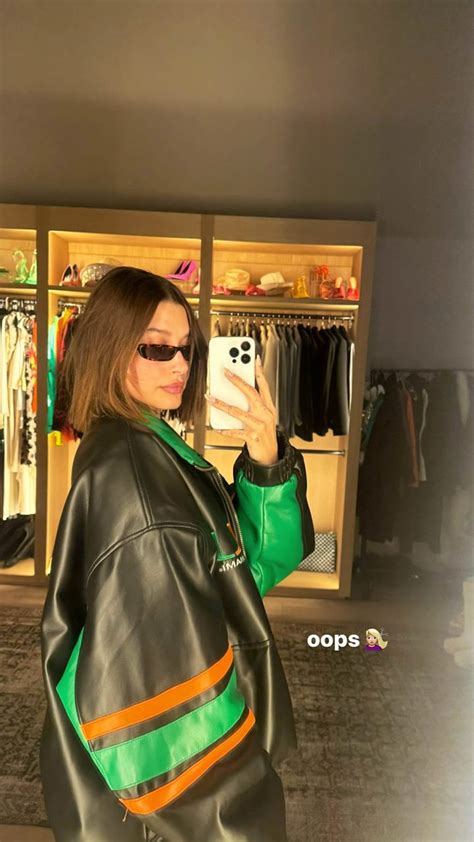 Hailey Bieber shows off new bob cut: 'Oops'