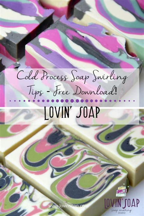 Cold Process Soap Swirling Tips Free Download Lovin Soap Studio