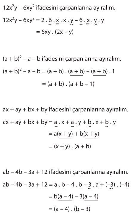 Cebirsel Fadeler Ve Zde Likler Konu Anlat M S N F Z Ml Sorular