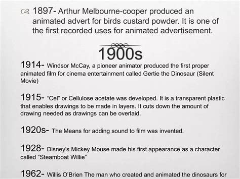 The history of animation. | PPT