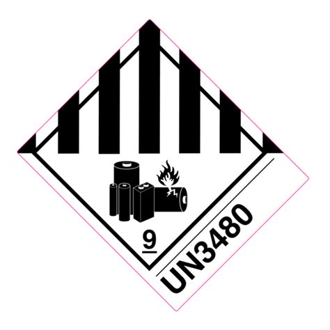 class   lithium battery label xmm labels