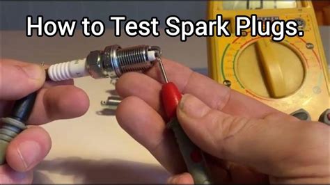 How To Test Spark Plugs Youtube