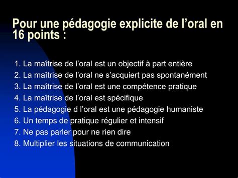 PPT Quest ce que maîtriser la langue orale A quoi ressemble cette