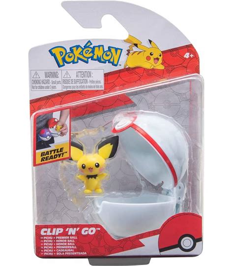 Pokemon Clip N Go Pok Ball Pichu De Jazwares Juguetes Panre