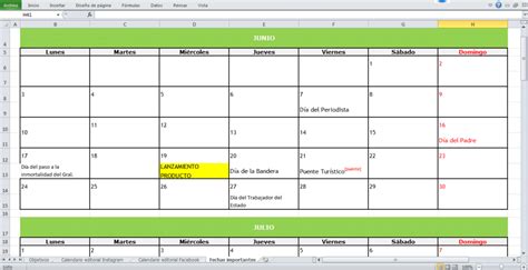 Plantilla Gratis Crear Un Calendario Editorial Para Redes Sociales