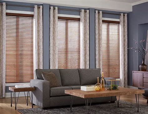 How To Hang Curtains Over Faux Wood Blinds Huetiful Homes