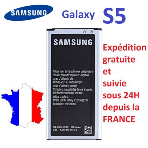 Batterie Neuve Pour Samsung Galaxy S5 GT I9600 Et SM G900F 2800mAh EB