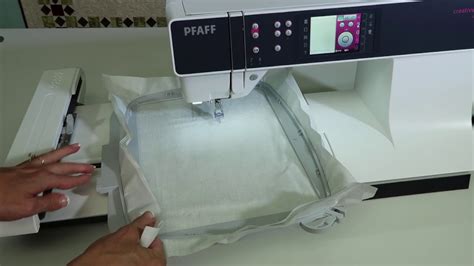 Pfaff Creative 3 0 59 Attaching The Embroidery Hoop Youtube