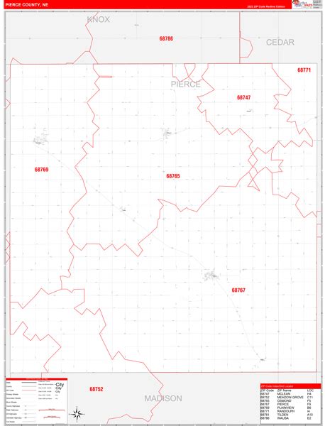 Maps Of Pierce County Nebraska