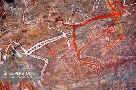 Aboriginal Rock Art Depicting Mimi Spirits Anbangbang Gallery At