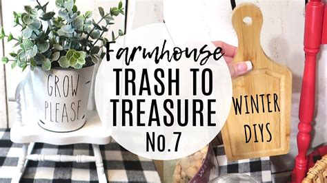 Trash To Treasure No Winter Farmhouse Makeovers Farmhouse Diys